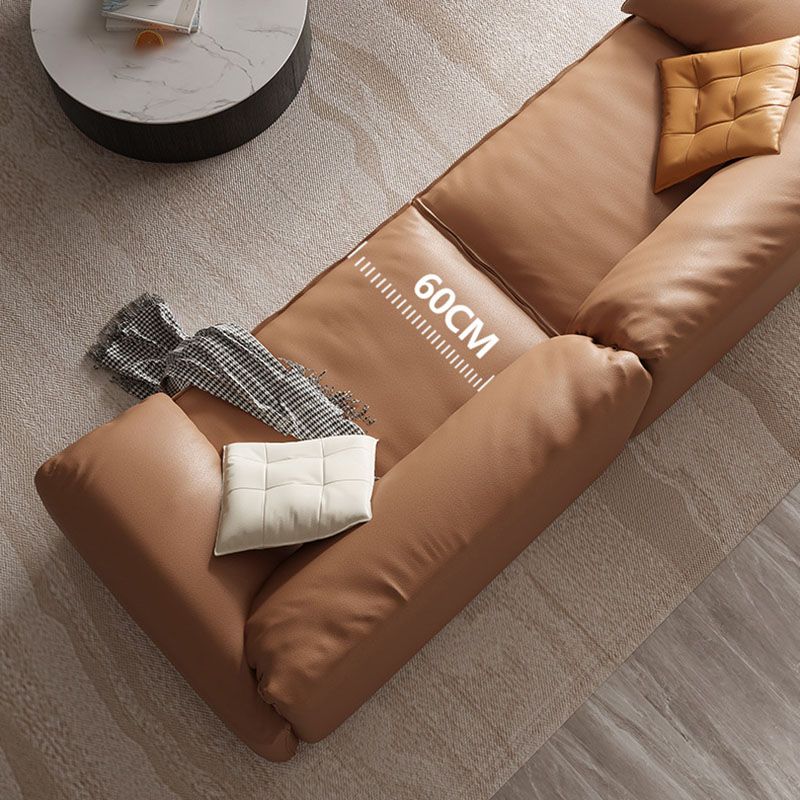 Divano posteriore per cuscini cuciti moderni 31.49 "H.