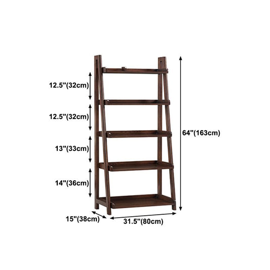Scandinavian Ladder Bookshelf Vertical Open Ash Bookcase for Living Room Clearhalo 'Bookcases' 'furn' 'furn_bookcases' 'Furniture' 'furniture_bookcases' 'Office Furniture' 1200x1200_7d82738c-9fea-4d80-a842-8f4ce7856bac