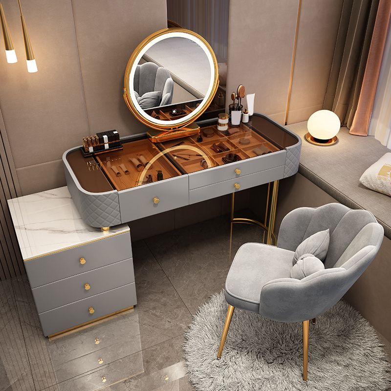 Tableaux de vanité de 15,74 "de largeur avec 5 tiroirs de rangement