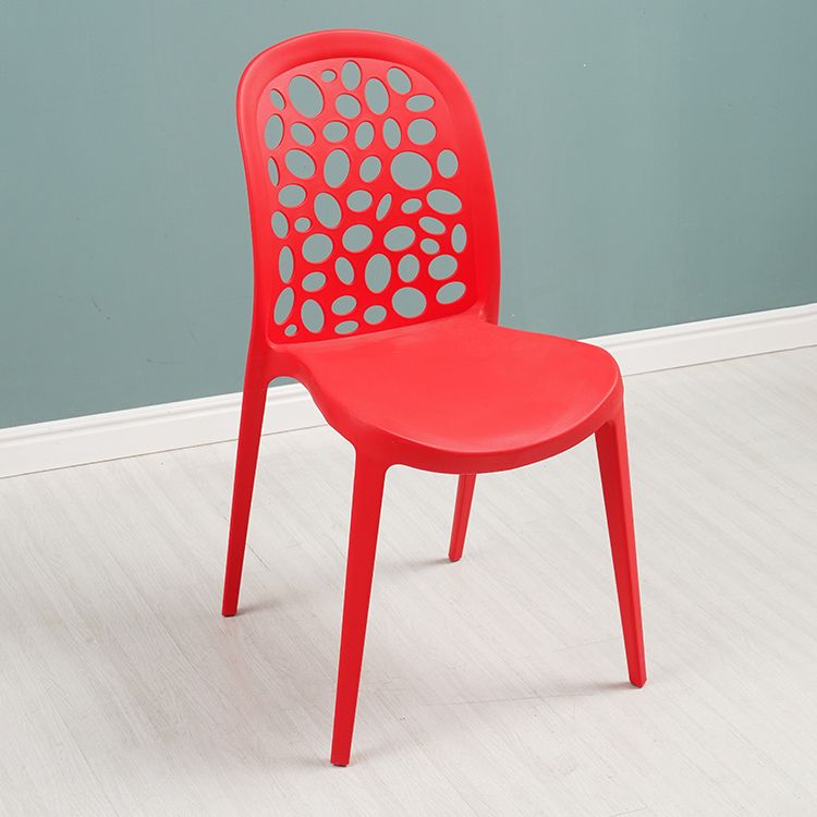 Nordic Dining Chair Plastic Dining Armless Chairs for Kitchen Clearhalo 'Dining Chairs' 'Dining Tables & Seating' 'dining_chair' 'Furniture' 'furniture_dining_chair' 'Kitchen & Dining Furniture' 1200x1200_7d850486-431a-4dc4-935e-1636e9921fe6