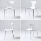 Contemporary Style Metal Chair Set Slat Back Side Kitchen Dining Chair Clearhalo ' kitchen&dining_furn' 'Dining Chairs' 'Dining Tables & Seating' 'dining_chair' 'furn' 'furn_dining_chair' 'Furniture' 'furniture_dining_chair' 'Kitchen & Dining Furniture' 'kitchen' 1200x1200_7d852871-af00-48ab-976c-587befd7a19e