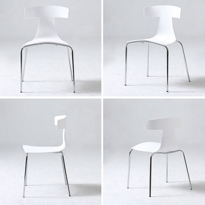 Contemporary Style Metal Chair Set Slat Back Side Kitchen Dining Chair Clearhalo ' kitchen&dining_furn' 'Dining Chairs' 'Dining Tables & Seating' 'dining_chair' 'furn' 'furn_dining_chair' 'Furniture' 'furniture_dining_chair' 'Kitchen & Dining Furniture' 'kitchen' 1200x1200_7d852871-af00-48ab-976c-587befd7a19e