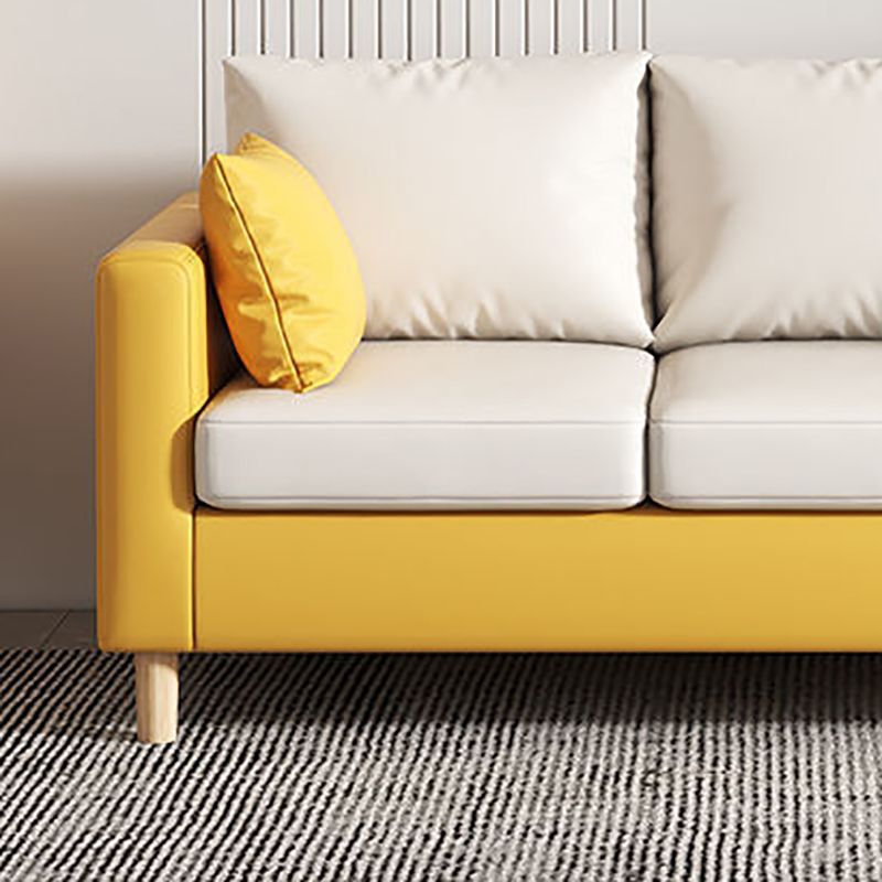 現代のタキシードアームソファリビングルーム用のバックセッピールーズバックセッピー