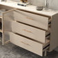 Contemporary Sideboard Buffet with Drawers Wood Buffet Server