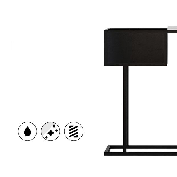 Glam Iron Console Accent Table Marble Console Sofa Table for Hall