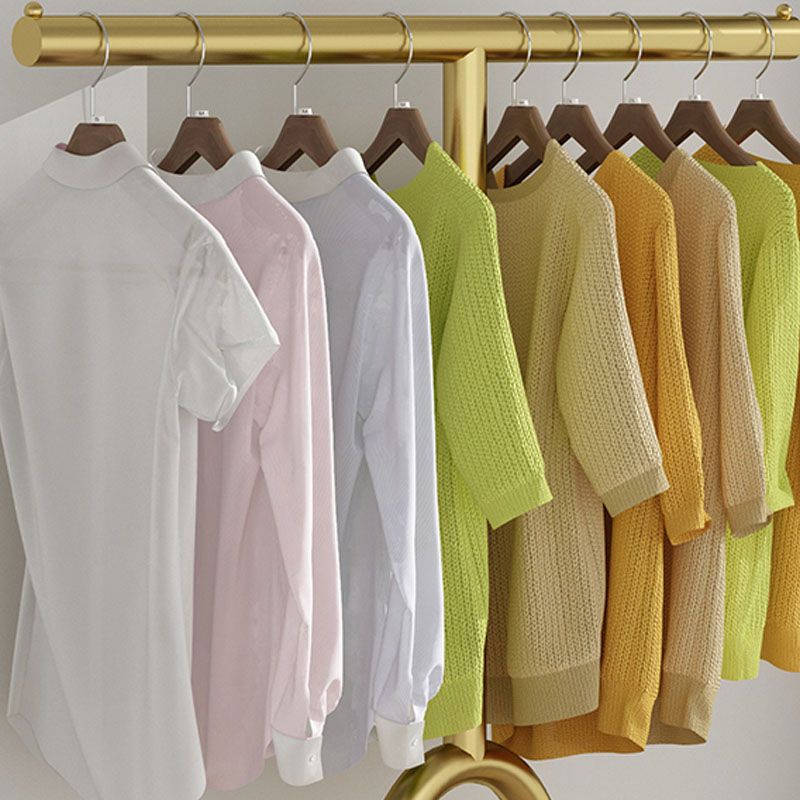 Moderne minimalistische Style -Rack Metallic Free Standing Deck Rack für Wohnzimmer