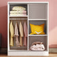 Modern Style Wardrobe Wood 2-Door Wardrobe Closet for Bedroom