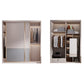 White Modern High Gloss Armoire Wood Armoire with Shelves and Drawers Storage Cabinet Clearhalo 'Armoires & Wardrobes' 'armoires_wardrobes' 'Bedroom Furniture' 'furn' 'furn_armoires_wardrobes' 'Furniture' 1200x1200_7d91a1cd-088d-41ea-80b0-0766d19ae24b
