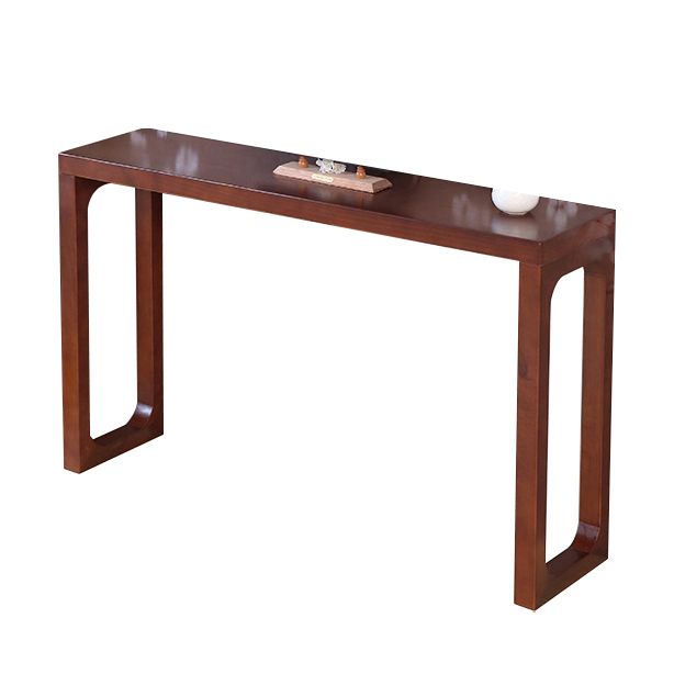 Moderne moderne rechthoekige console-accenttabel Antieke afwerking Console Sofa-tabel