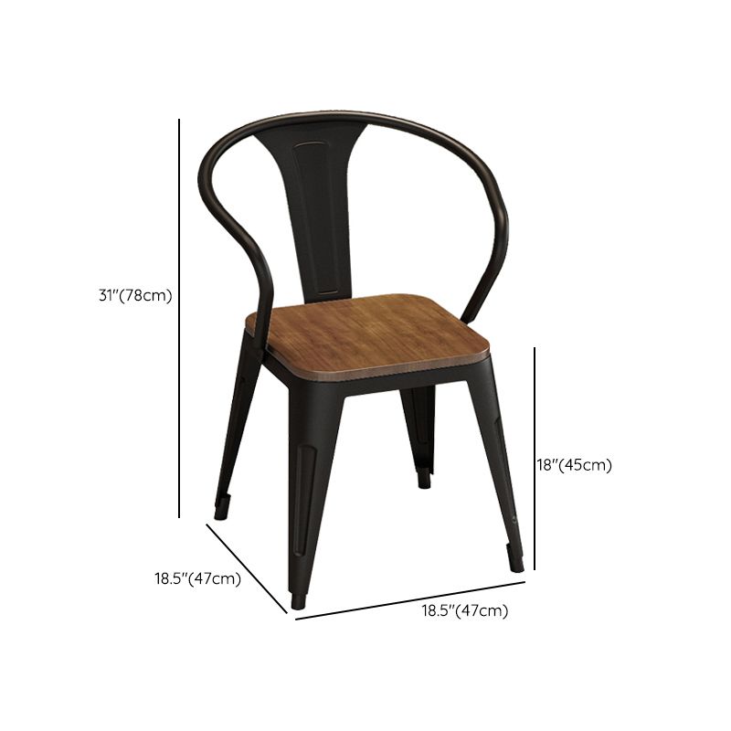 Set da pranzo industriale fisso 1/3/5 pezzi mobili in legno massiccio marrone per casa