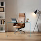 29"H Contemporary Writing Desk Rectangular Glass Office Desk Clearhalo 'furn' 'furn_office_desk' 'Furniture' 'Office Desks' 'Office Furniture' 'office_desk' 1200x1200_7d9d0b7a-df00-4835-acd4-585663984ea6