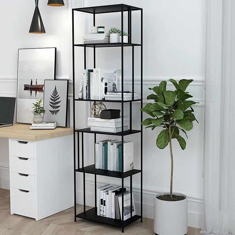 70.87"H Bookshelf Open Back Contemporary Style Bookcase for Home Office Clearhalo 'Bookcases' 'furn' 'furn_bookcases' 'Furniture' 'furniture_bookcases' 'Office Furniture' 1200x1200_7d9d6077-a0be-4c3f-8c1f-0b4c1d02304f