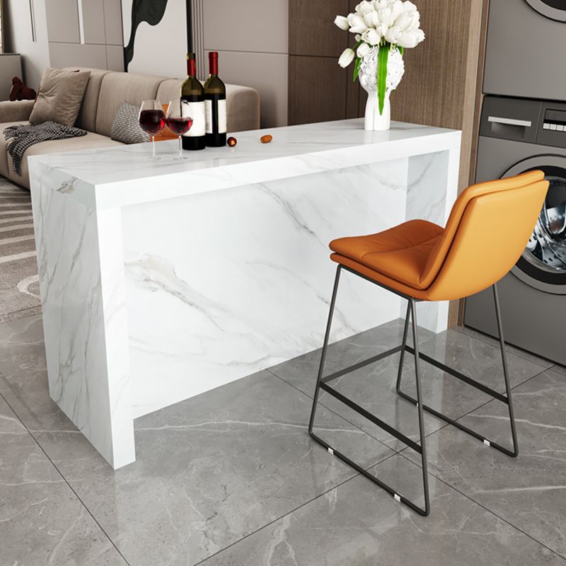 Modern Bistro Bar Table Sintered Stone Bar Table for Living Room Clearhalo 'Bar Furniture' 'Bar Tables' 'bar_tables' 'furn' 'furn_bar_tables' 'Furniture' 'Kitchen & Dining Furniture' 1200x1200_7d9f02c8-9ace-467b-b395-ece36de9800e