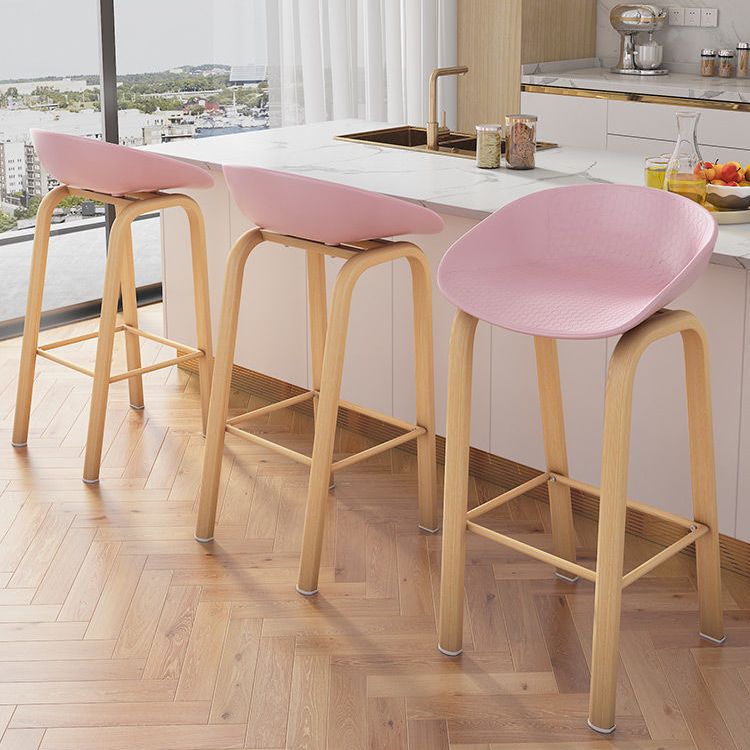 Contemporary Low Back Counter Stool Home Furniture with Footrest Clearhalo 'Bar Furniture' 'Bar Stools' 'bar_stools' 'furn' 'furn_bar_stools' 'Furniture' 'Kitchen & Dining Furniture' 1200x1200_7da14af4-33c1-4529-a546-f33da7fe6779