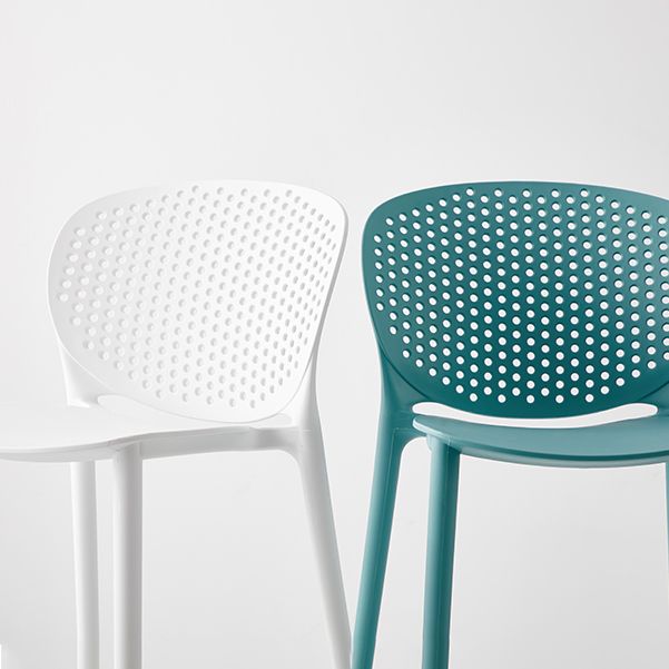 Industrial Stackable Armless Bar Stool Plastic Low Back Bar Stool Clearhalo 'Bar Furniture' 'Bar Stools' 'bar_stools' 'furn' 'furn_bar_stools' 'Furniture' 'Kitchen & Dining Furniture' 1200x1200_7da2e388-5e5e-4414-9515-0c44b4ebed58