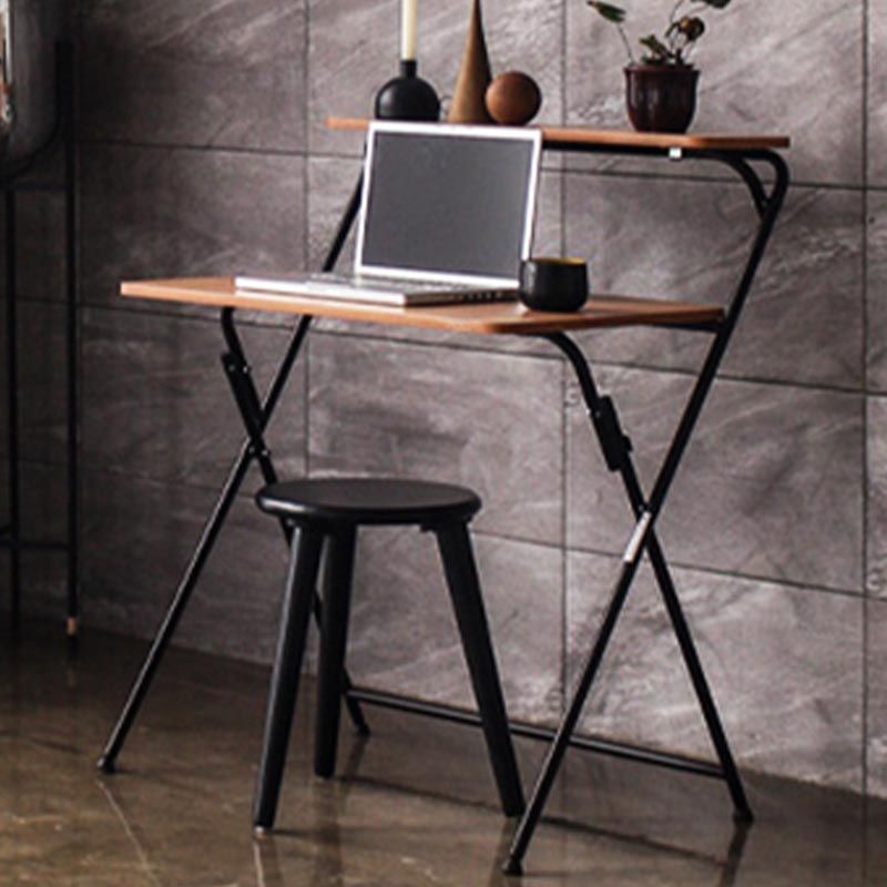 Foldable Office Desk Contemporary Style Writing Desk for Home and Office Clearhalo 'furn' 'furn_office_desk' 'Furniture' 'Office Desks' 'Office Furniture' 'office_desk' 1200x1200_7da32db6-0d90-40fa-86b8-ff1221f8b6c7