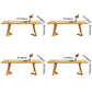 Rectangle Wood Color Dining Table Pine Solid Wood Table Modern with Double Pedestal Clearhalo ' dining_table' 'Dining Tables & Seating' 'Dining Tables' 'Furniture' 'furniture_dining_table' 'Kitchen & Dining Furniture' 'kitchen&dining_furn' 'kitchen' 'kitchen_dining_table' 1200x1200_7da3ed0e-ea66-46df-b108-de7b83005e61