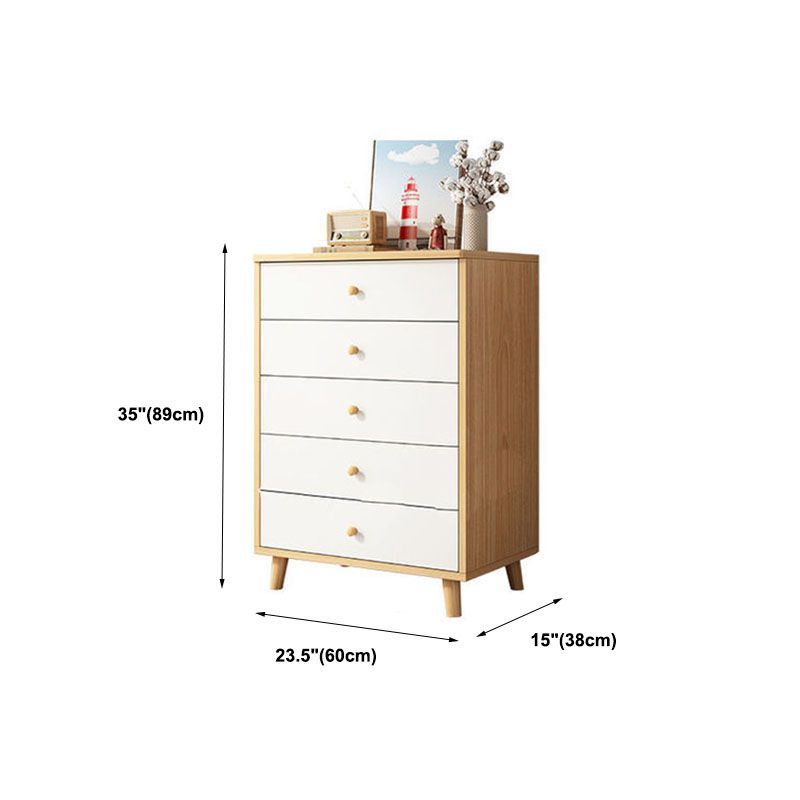 15" D Wooden Dresser Modern Style Storage Chest with Drawers and Doors Clearhalo 'Bedroom Furniture' 'Dressers & Chests' 'dressers_chests' 'furn' 'furn_dressers_chests' 'Furniture' 1200x1200_7da59eac-a7b3-4c03-b920-d9449dbf6b60