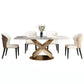 Traditional Luxury Stainless Steel Table Rectangle Dining Table for Home Clearhalo ' dining_table' 'Dining Tables & Seating' 'Dining Tables' 'furn' 'furn_dining_table' 'Furniture' 'furniture_dining_table' 'Kitchen & Dining Furniture' 'kitchen&dining_furn' 'kitchen' 'kitchen_dining_table' 1200x1200_7da7b92d-3136-4fc4-b39f-83c168e33699