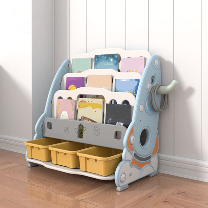 Scaffali di plastica moderna e contemporanea Libreria per bambini scaffale