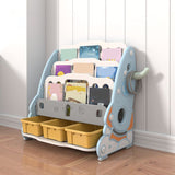 Scaffali di plastica moderna e contemporanea Libreria per bambini scaffale