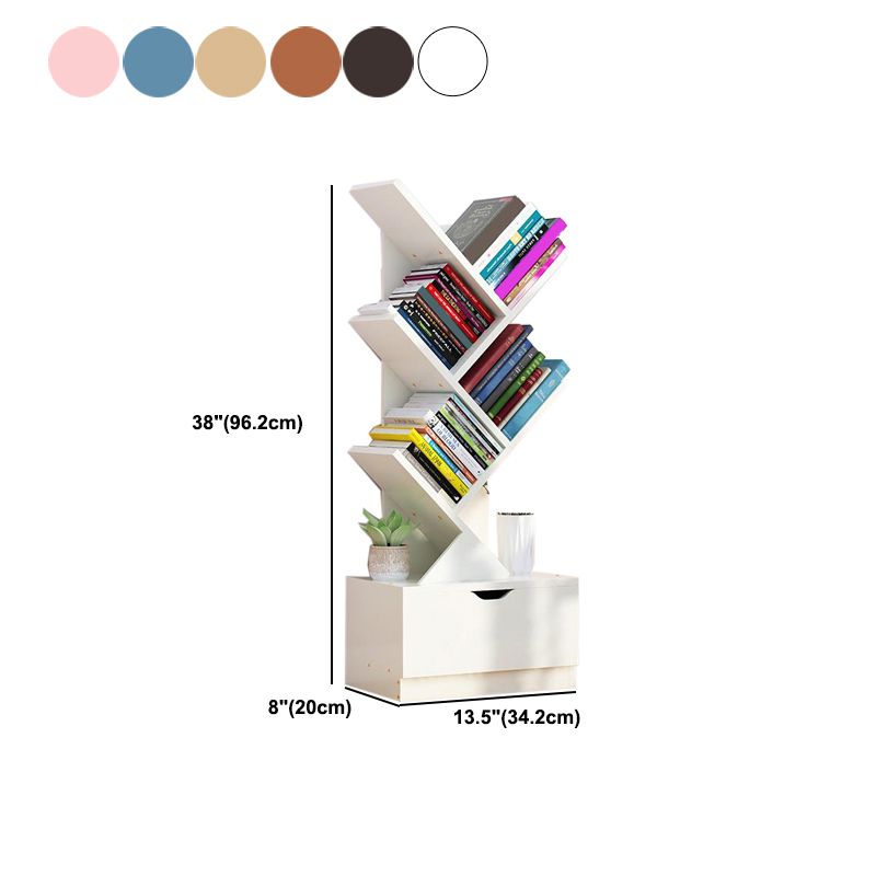 Modern Engineer Wood Bookshelf 7.87" Wide Office Shelf Bookcase Clearhalo 'Bookcases' 'furn' 'furn_bookcases' 'Furniture' 'Office Furniture' 1200x1200_7daab57b-f233-46a0-a5c8-58120effa1a9