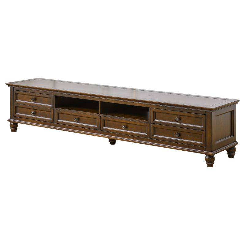 Traditional TV Media Console Solid Wood TV Console with 6 Drawers Clearhalo 'furn' 'furn_tv_stands_entertainment_centers' 'Furniture' 'Living Room Furniture' 'TV Stands & Entertainment Centers' 'TV Stands & Media Storage Furniture' 'tv_stands_entertainment_centers' 1200x1200_7daca232-4656-4e9d-bfa9-b51335b5a0d4
