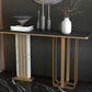 Contemporary Console Accent Table Antique Finish Sofa Console Table Clearhalo 'Console Tables' 'console_tables' 'Entry & Mudroom Furniture' 'furn' 'furn_console_tables' 'Furniture' 1200x1200_7dacd1a4-3ae0-4bbe-9d49-b8bb0ea12429