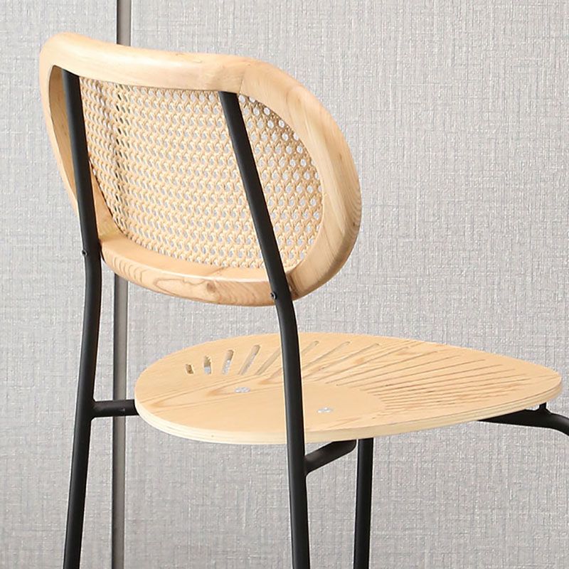 Nordic Style Kitchen Metal Dining Chair Open Back Dining Armless Side Chair Clearhalo ' kitchen&dining_furn' 'Dining Chairs' 'Dining Tables & Seating' 'dining_chair' 'furn' 'furn_dining_chair' 'Furniture' 'furniture_dining_chair' 'Kitchen & Dining Furniture' 'kitchen' 1200x1200_7dae37c4-54af-41d4-84b6-920235253357