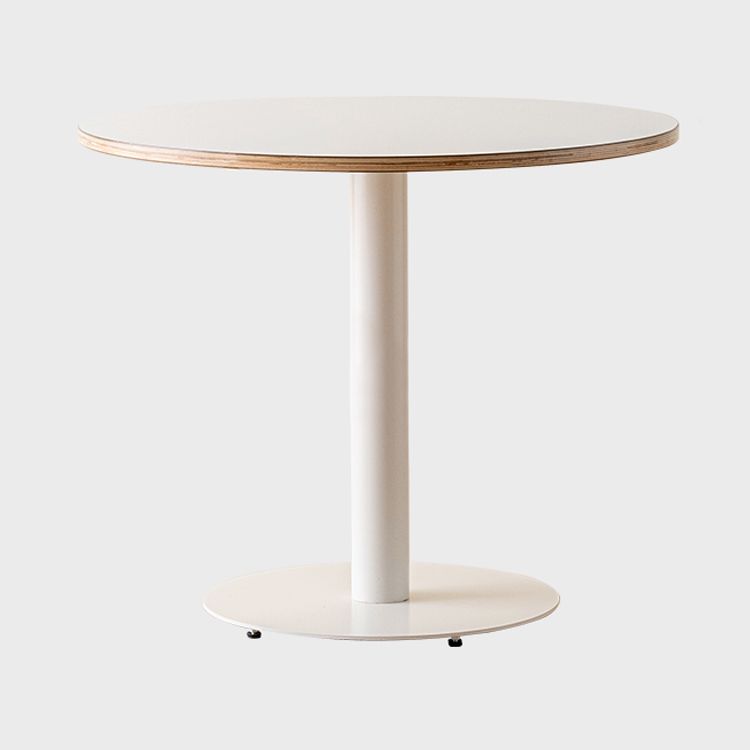 Contemporary Solid Wood Dining Table Single Pedestal Round Table for Home Clearhalo ' dining_table' 'Dining Tables & Seating' 'Dining Tables' 'furn' 'furn_dining_table' 'Furniture' 'furniture_dining_table' 'Kitchen & Dining Furniture' 'kitchen&dining_furn' 'kitchen' 'kitchen_dining_table' 1200x1200_7dafd6d4-a9f1-4cb6-aae5-b8fad1319dc3