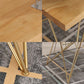 Traditional Luxury Rectangle Dining Room Table Pine Solid Wood Table with 4 Gold Legs Clearhalo ' dining_table' 'Dining Tables & Seating' 'Dining Tables' 'furn' 'furn_dining_table' 'Furniture' 'furniture_dining_table' 'Kitchen & Dining Furniture' 'kitchen&dining_furn' 'kitchen' 'kitchen_dining_table' 1200x1200_7db01cc1-51d5-44e9-b210-14f0d768696e