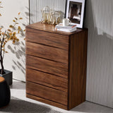 Mid-Century Modern Accent Chest with 5 Drawers Rectangle Chest Clearhalo 'Cabinets & Chests' 'cabinets_chests' 'furn' 'furn_cabinets_chests' 'Furniture' 'Living Room Furniture' 1200x1200_7db0ab0e-1714-4bba-9230-fce347afb7b4