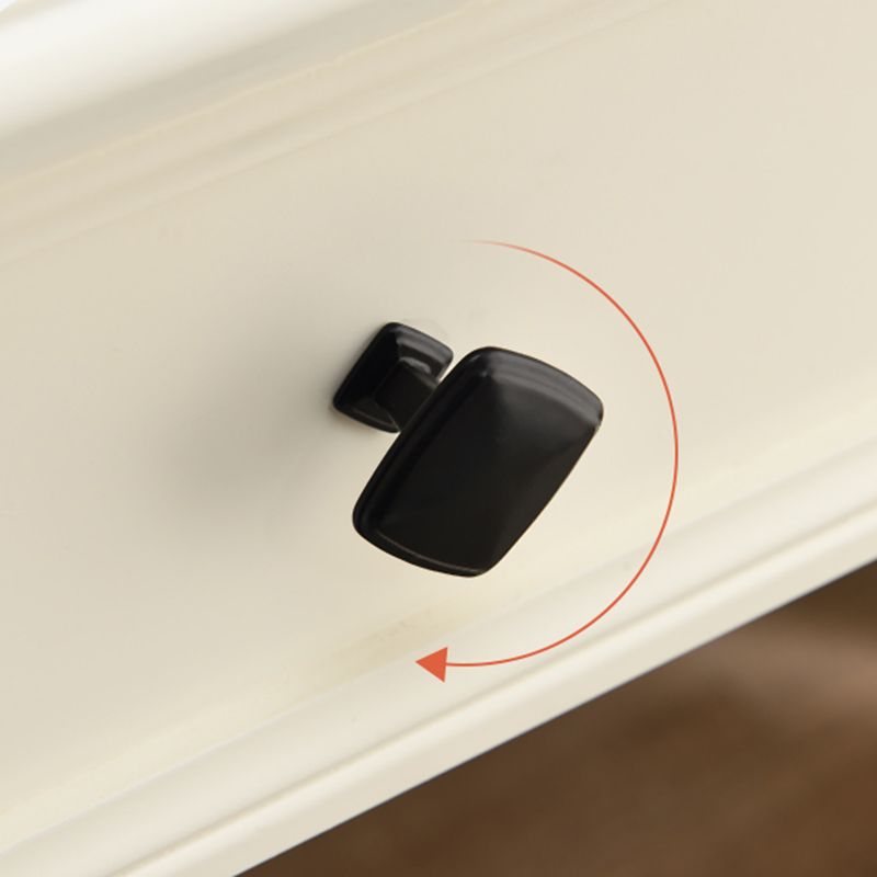 Contemporary Makeup Dressing Table With Drawers White 17.71" W x 30.70" H Clearhalo 'Bedroom Furniture' 'furn' 'furn_makeup_vanities' 'Furniture' 'Makeup Vanities' 'makeup_vanities' 1200x1200_7db18d4c-cae9-4a59-ae17-74775cada80b