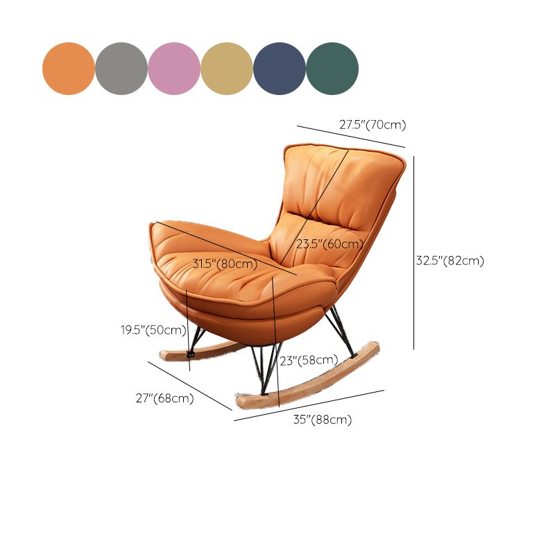 Salon simple chaise paresseuse à chaise de bascule de salon imperméable