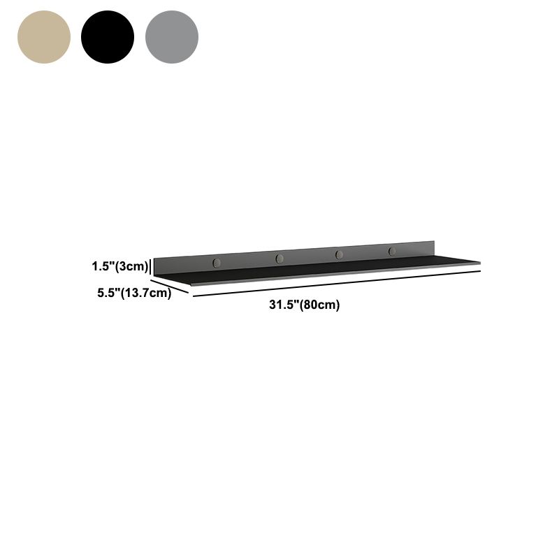 Bibliothèque à dos fermé moderne étagère murale en métal pour le bureau à domicile