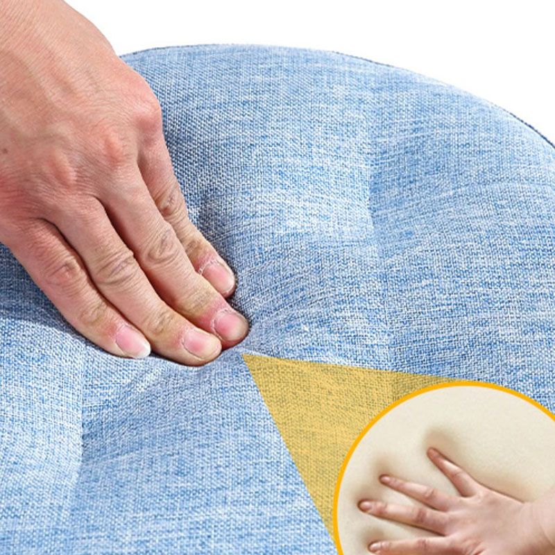 Stoffzylinderform Pouf Pure Color Tufted Contemporary Fade Resistant Pouf