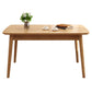 Rectangle Wood Dining Table Modern Rubber Wood Table in Nature/Walnut with 4 Legs Clearhalo ' dining_table' 'Dining Tables & Seating' 'Dining Tables' 'furn' 'furn_dining_table' 'Furniture' 'furniture_dining_table' 'Kitchen & Dining Furniture' 'kitchen&dining_furn' 'kitchen' 'kitchen_dining_table' 1200x1200_7db984f0-25e9-4287-8ed4-204e17665cb4