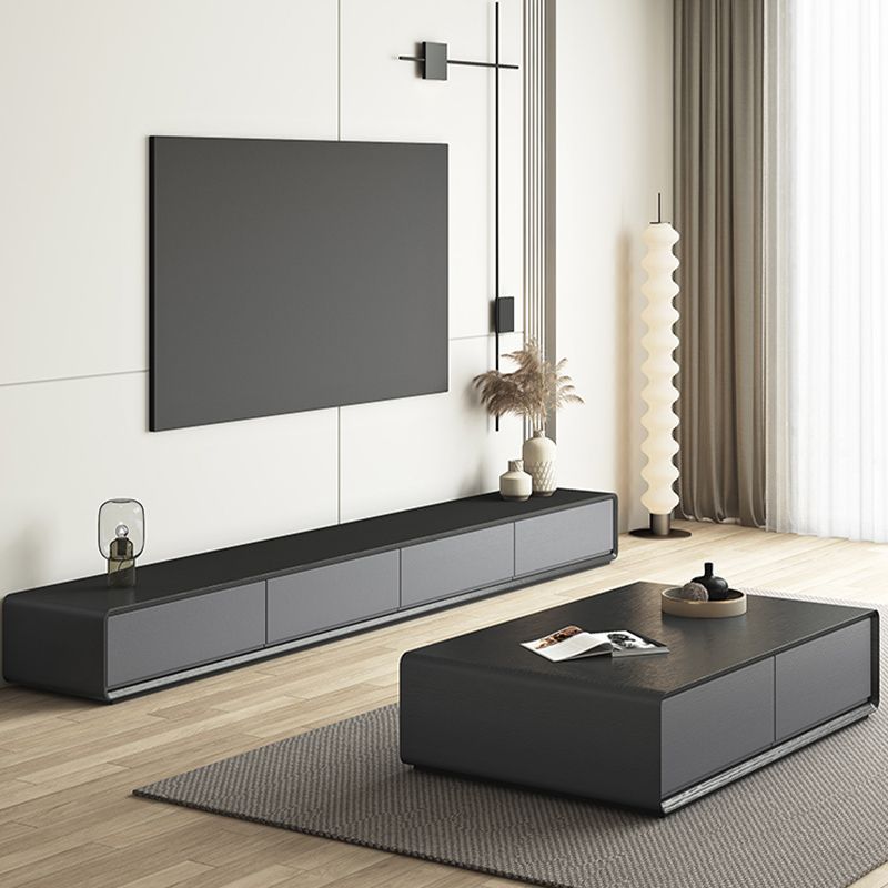 Scandinavian TV Media Console Wooden TV Stand Console for Living Room Clearhalo 'furn' 'furn_tv_stands_entertainment_centers' 'Furniture' 'Living Room Furniture' 'TV Stands & Entertainment Centers' 'TV Stands & Media Storage Furniture' 'tv_stands_entertainment_centers' 1200x1200_7dbb5707-50c1-4006-b12d-e28177a2dcd2