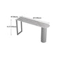 Industrial Style Bar Table Faux Marble Specialty Top 41.3"H Bistro Table for Living Room Clearhalo 'Bar Furniture' 'Bar Tables' 'bar_tables' 'furn' 'furn_bar_tables' 'Furniture' 'furniture_bar_tables' 'Kitchen & Dining Furniture' 1200x1200_7dbc46d8-eb56-4e52-84cb-ada90a943157