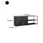 12.99 "W TV Stand Open Storage Industrial Style Console