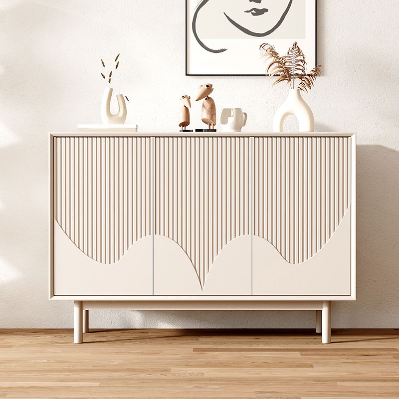 Cuffet da pranzo in legno moderno e contemporaneo con armadi