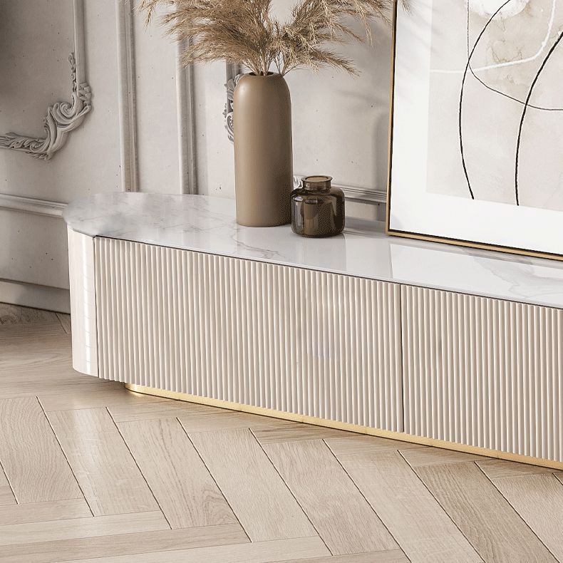 Stone TV Media Stand Contemporary Stand Console with 4 Drawers Clearhalo 'furn' 'furn_tv_stands_entertainment_centers' 'Furniture' 'Living Room Furniture' 'TV Stands & Entertainment Centers' 'TV Stands & Media Storage Furniture' 'tv_stands_entertainment_centers' 1200x1200_7dbfcc99-cff6-49b3-85e9-58693775aac2