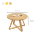 Solid Wood Coffee Table Round Cross Legs Bunching Coffee Table Set Clearhalo 'Coffee & Accent Tables' 'Coffee Tables' 'coffee_tables' 'furn' 'furn_coffee_tables' 'Furniture' 'Living Room Furniture' 1200x1200_7dc16f58-6cbb-4a17-b56e-7fa5c985dfd5