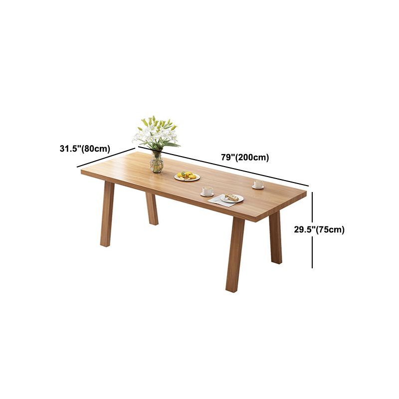 Minimalist Pine Dining Room Table Set 1/2/7 Pieces Home Table and Chairs Clearhalo 'Dining Room Sets' 'Dining Tables & Seating' 'dining_room_set' 'furn' 'furn_dining_room_set' 'Furniture' 'Kitchen & Dining Furniture' 1200x1200_7dc5f2ed-3eb1-495e-88ec-1d6dfdcdbb08