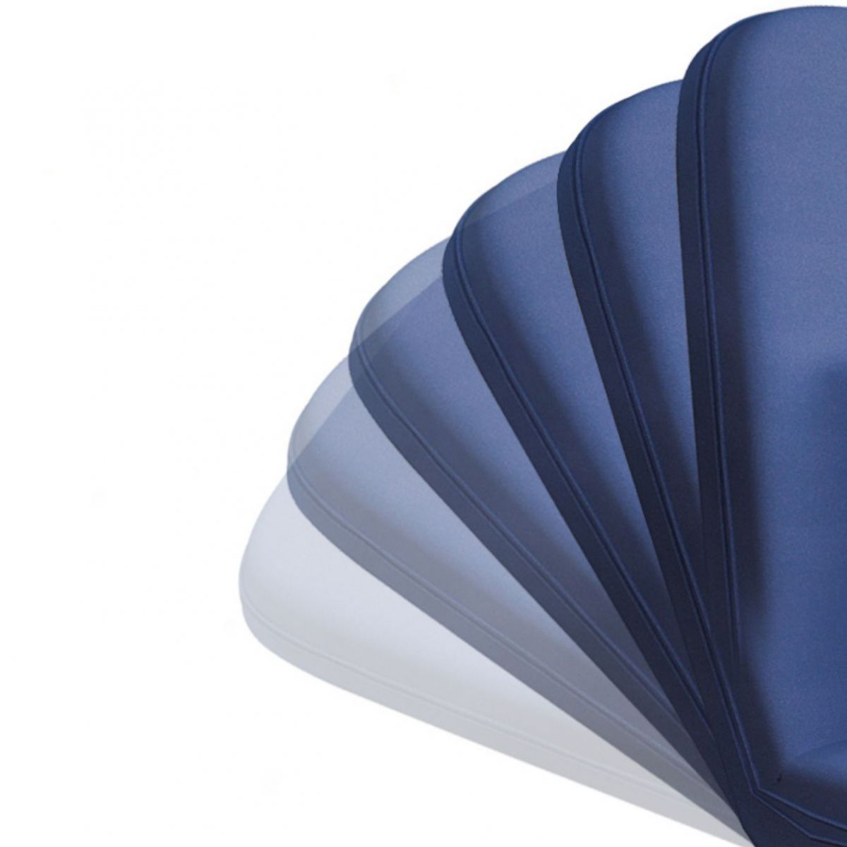 Moderne faux lederen bank 28.34 "D x 32.28" H verzonken armbeel