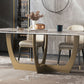 Metal Traditional Luxury Rectangle Table Sintered Stone Table for Dining Room and Kitchen Clearhalo ' dining_table' 'Dining Tables & Seating' 'Dining Tables' 'furn' 'furn_dining_table' 'Furniture' 'furniture_dining_table' 'Kitchen & Dining Furniture' 'kitchen&dining_furn' 'kitchen' 'kitchen_dining_table' 1200x1200_7dc7477f-9860-4b7c-91d1-c41a0fa89d2b