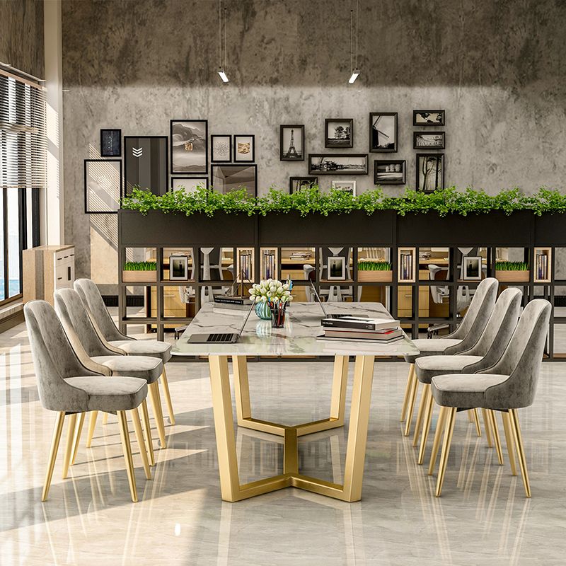 Home Office Working Table Curved Shaped Simplicity Writing Desk Clearhalo 'furn' 'furn_office_desk' 'Furniture' 'furniture_office_desk' 'Office Desks' 'Office Furniture' 'office_desk' 1200x1200_7dc88308-9d7d-4837-8833-8e959ac456de