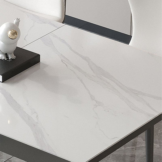 Modern Sintered Stone Kitchen Table Home Extendable Dining Table