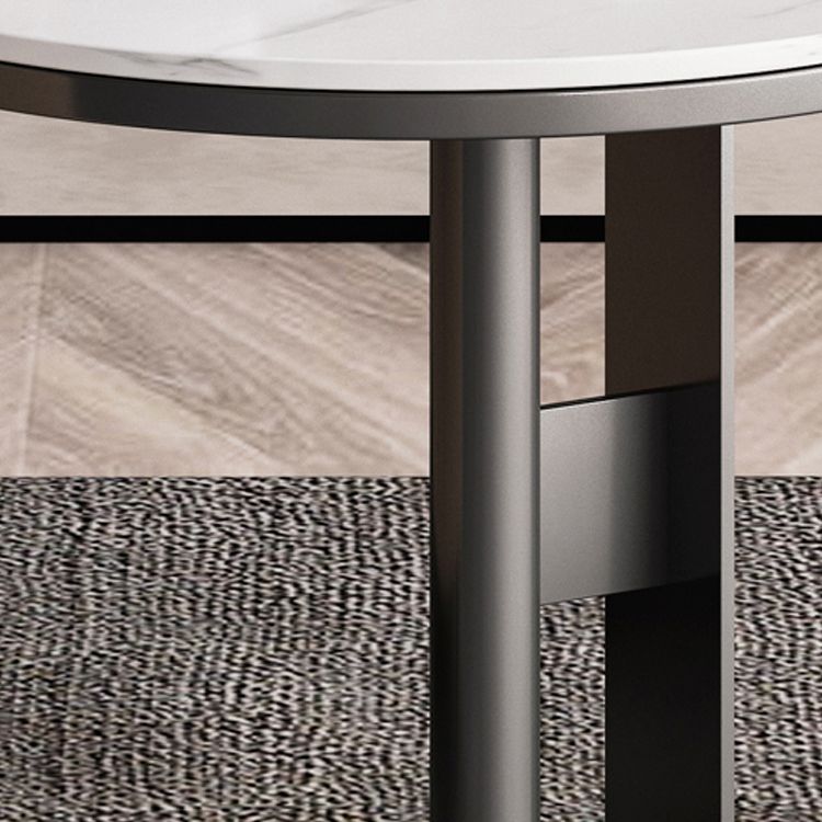 19,6 "Talta top -late della tavola di ferro in arde ardeggio rotondo alto tavolo astratto