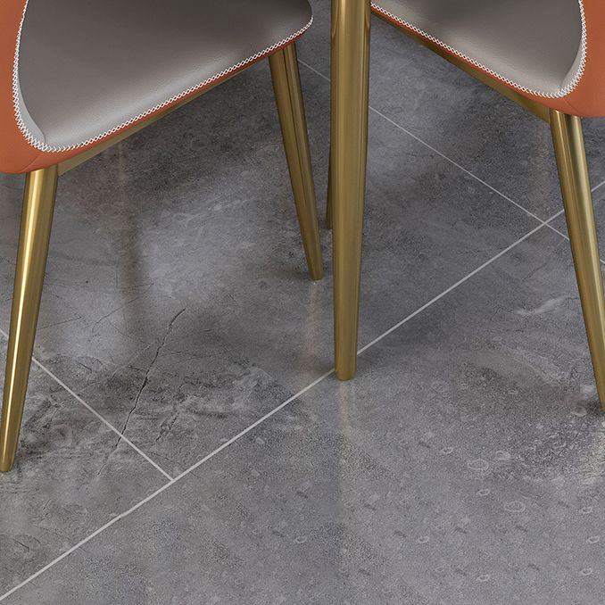 1/4/7 Pieces Stainless Steel Dining Table Set with Stone Top Glam Scalable Dinette Set Clearhalo 'Dining Room Sets' 'Dining Tables & Seating' 'dining_room_set' 'furn' 'furn_dining_room_set' 'Furniture' 'furniture_dining_room_set' 'Kitchen & Dining Furniture' 'kitchen&dining_furn' 'kitchen' 1200x1200_7dd00324-5399-4ce0-a19d-39f53d7c5b58